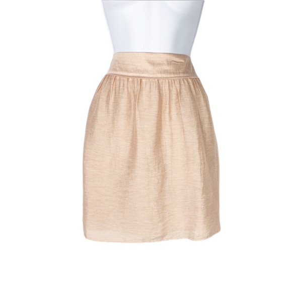 LOFT Dresses & Skirts - Ann Taylor LOFT Linen Blush Circle Skirt Pickets